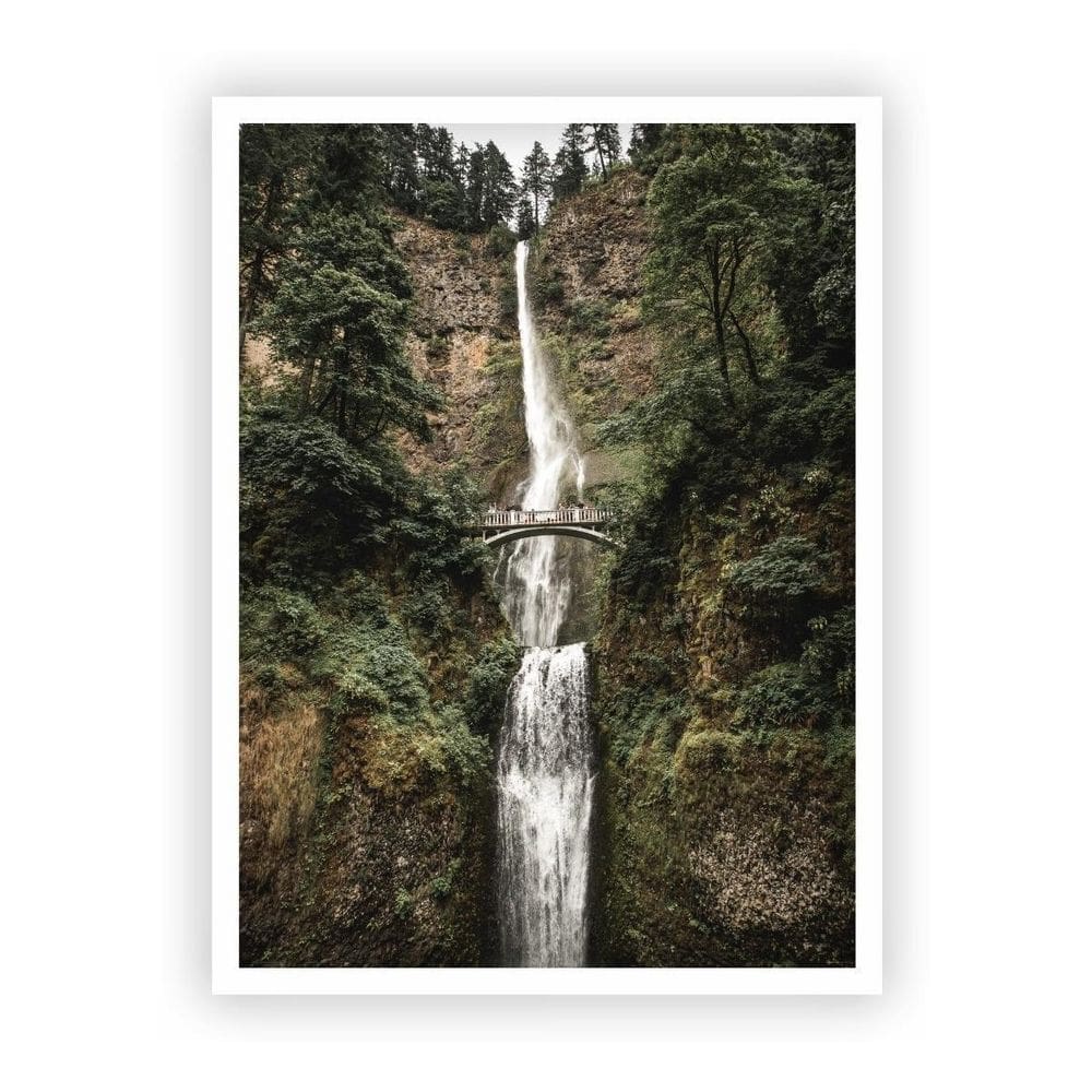 Quadro Decorativo Paisagens Variadas Moldura Branca Mod 24