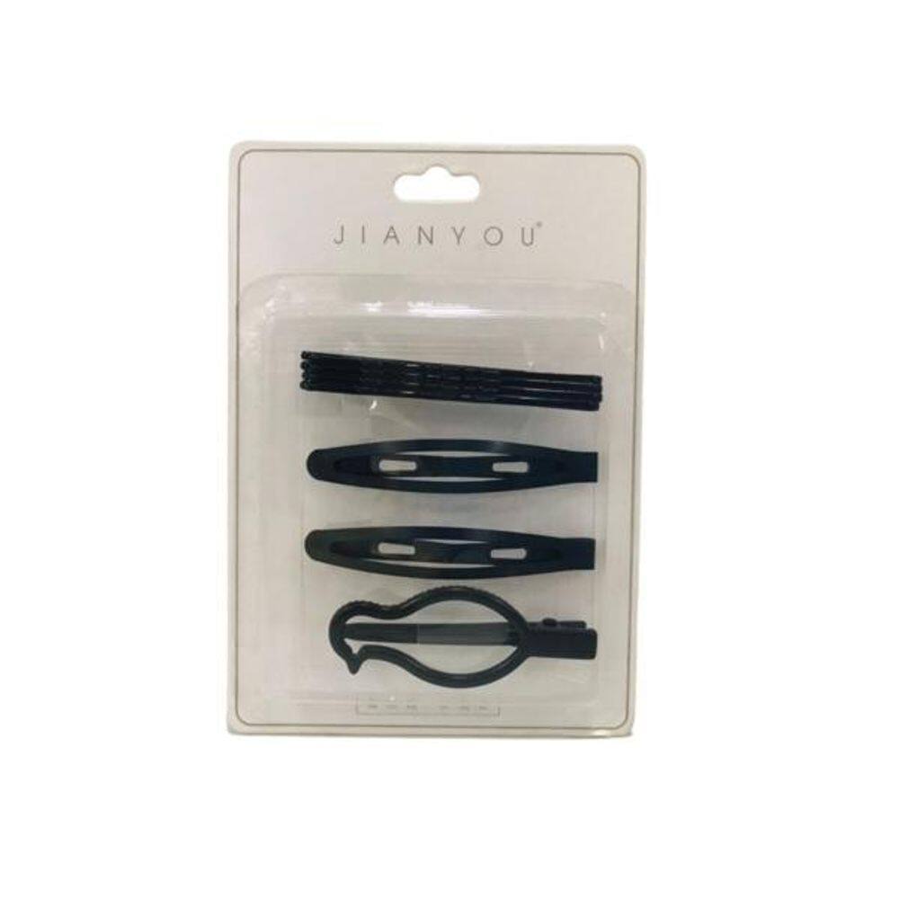 Kit Acessório Presilhas Para Cabelo Cartela C/7 Peças