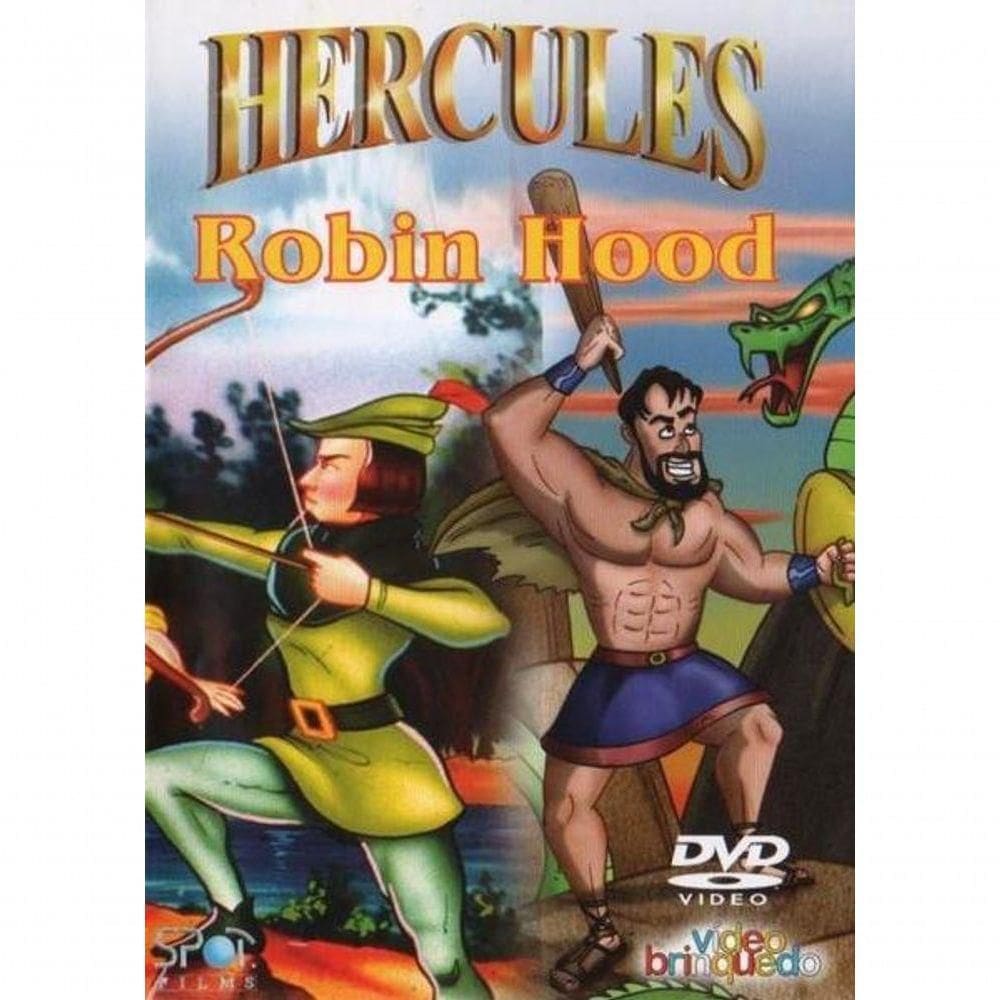 Dvd Cartoon - Hércules E Robin Hood