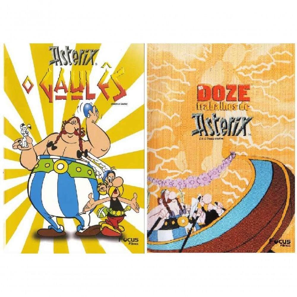 Dvd Asterix O Gaulês + Dvd Os Doze Trabalhos De Asterix