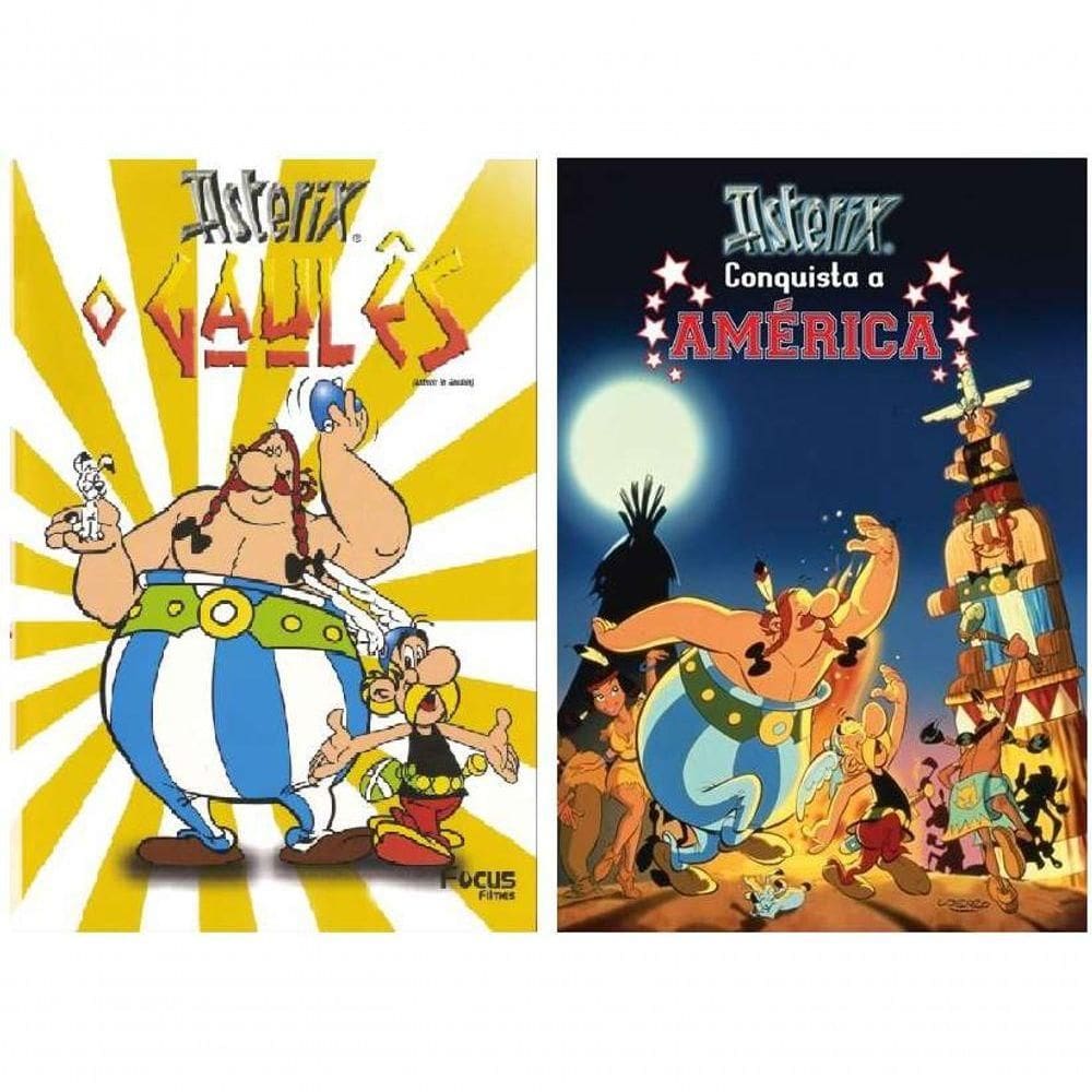 Dvd Asterix O Gaulês + Dvd Asterix Conquista A América