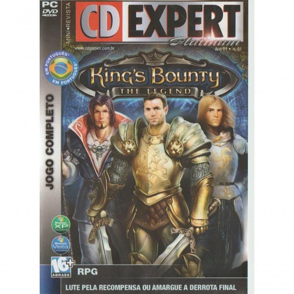 Revista Cd Expert Kings Bounty The Legend Jogo Completo Pc