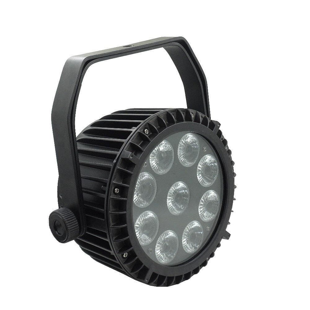Kit 2 Par Led 9X18W 6 In 1 Rgbwa+Uv Outdoor One Light