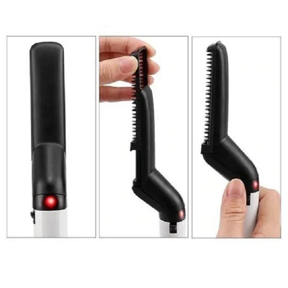 Alisador Barba Cabelo Masculino Modelador Elétrico Chapinha