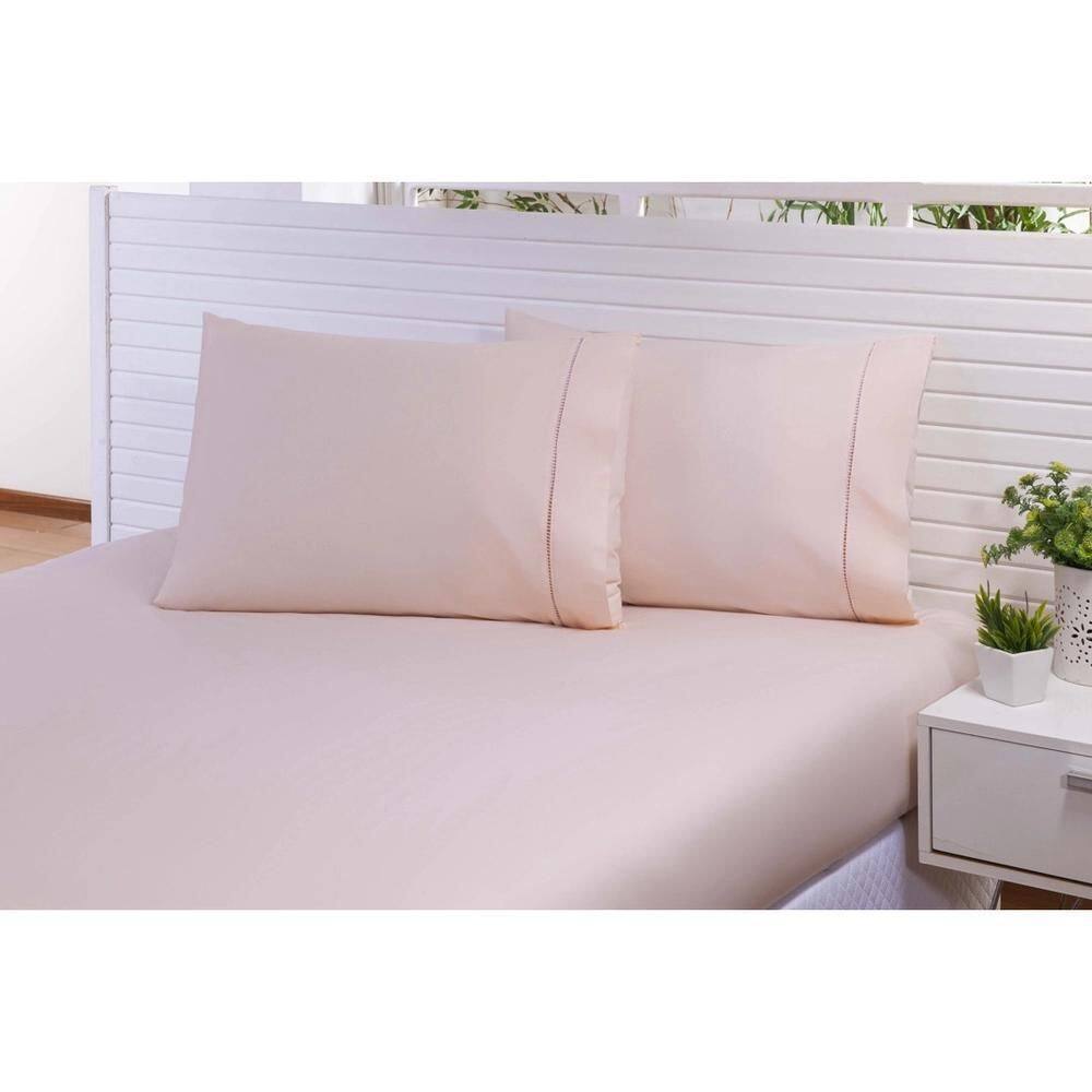 Kit 12 Fronhas 70X50Cm Percal 100% Algodo 300 Fios Ponto