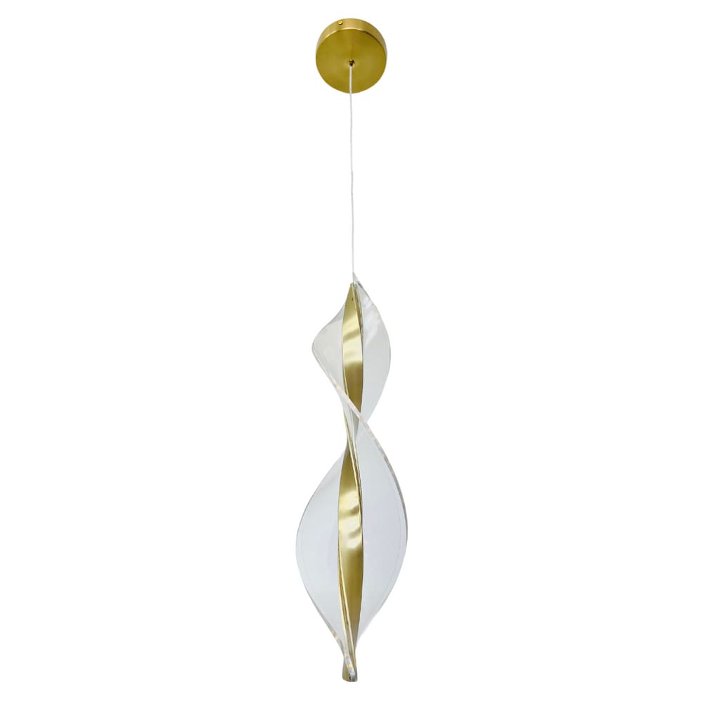 Pendente De Led Espiral Design Moderno 14W 3000K