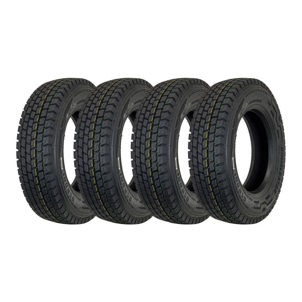 Kit 4 Pneus Double Star Aro 17,5 215/75R17,5 DSRD01 16 Lonas 126/124L