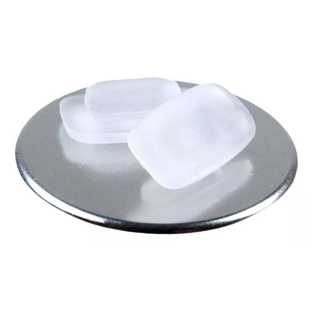 Plaquetas Silicone Consertos Óculos Preta Branca 10 Pares
