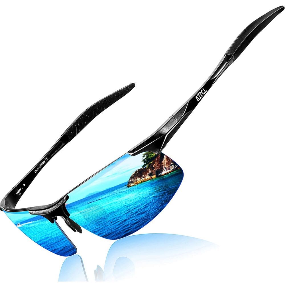 Óculos de sol ATTCL Fashion Sports Polarized Al-Mg Ultralight