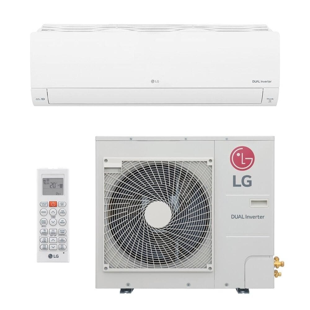 Ar-Condicionado Split Inverter 36000 BTUs LG Dual Voice Quente e Frio S4-W36R43FB 220V