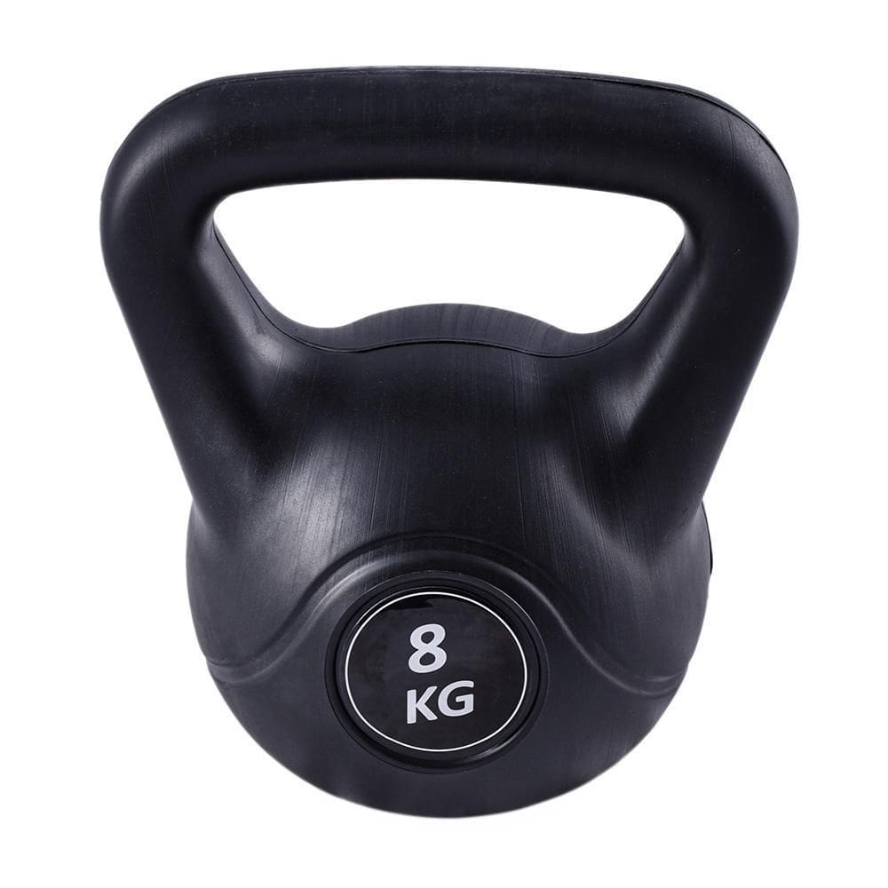 Kettlebell Ahead Sports Preto PVC - 8Kg