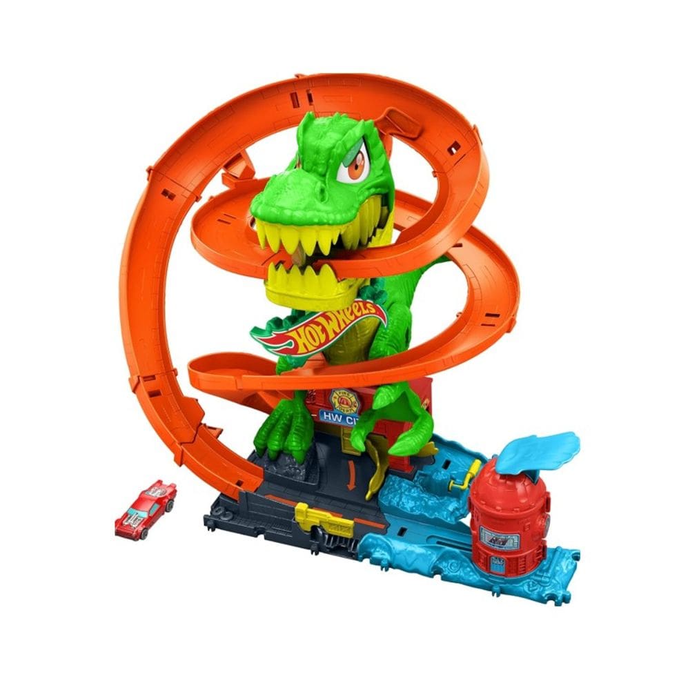 Pista Hot Wheels T-Rex Batalha Blaze - Mattel JBM73