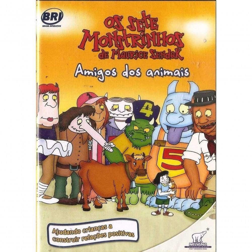 Dvd Os Monstrinhos De Maurice Sendak - Amigos Dos Animais