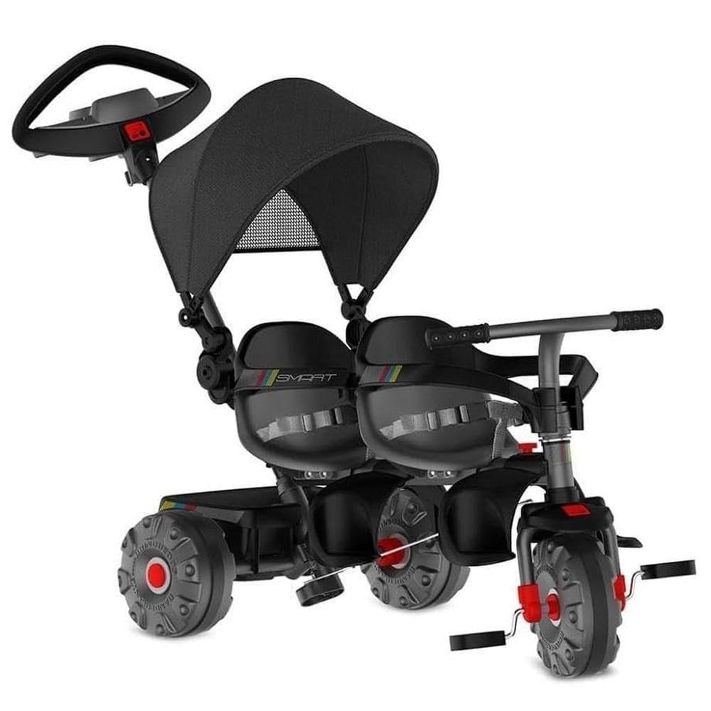 Triciclo Smart 2 Lugares Com Haste Direcionável E Capota Retrátil - Bandeirante