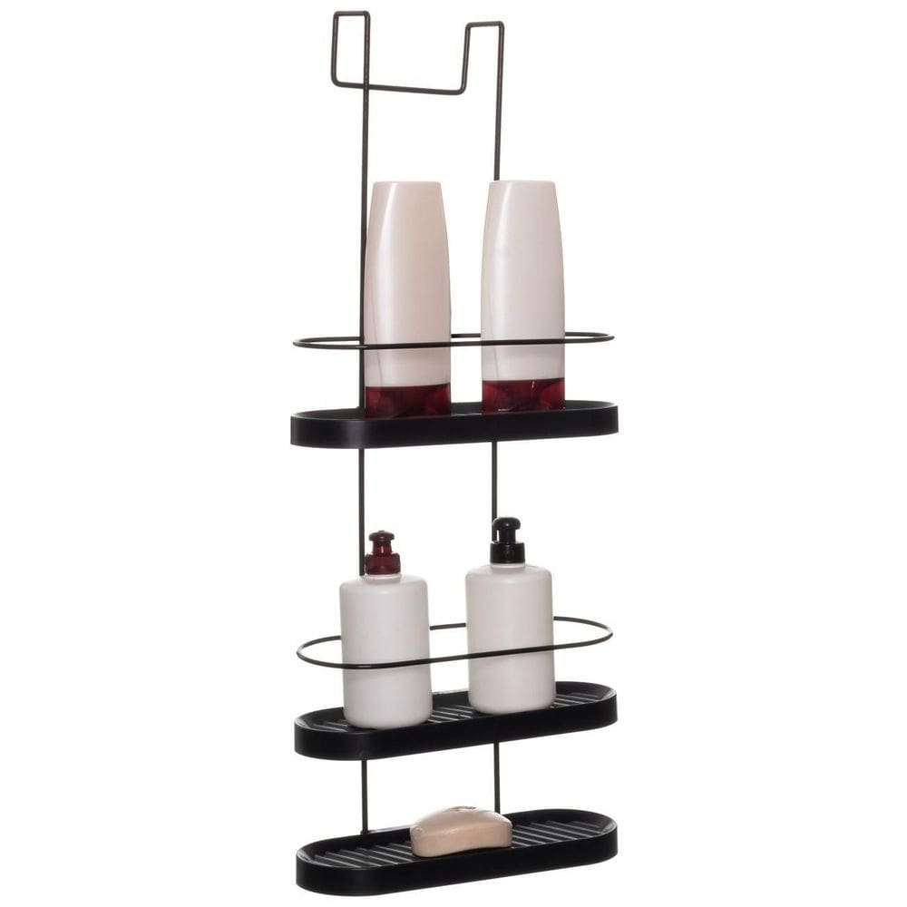 Suporte Porta Shampoo Prateleira Para Box Banheiro Preto