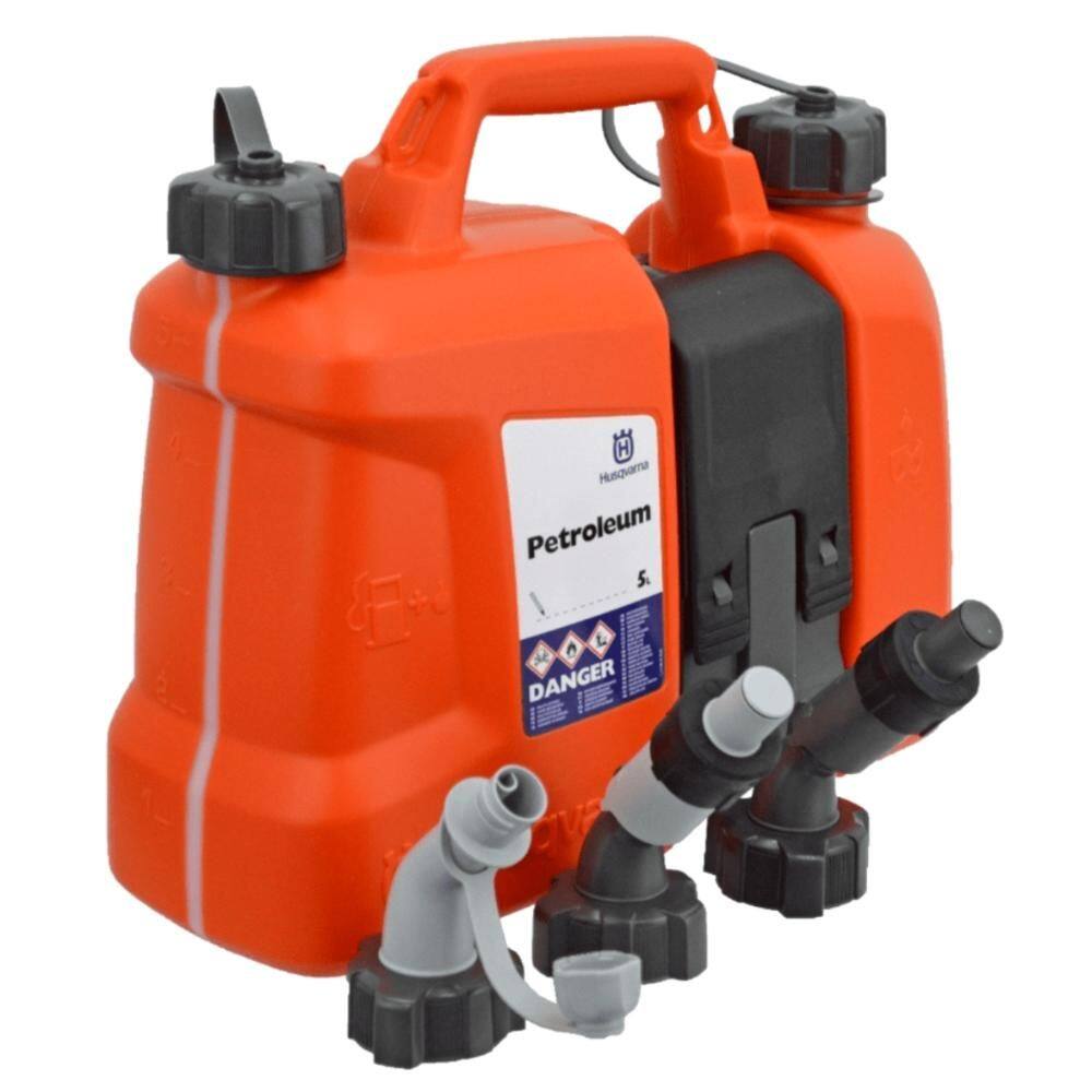 Bidão Galão Combinado Husqvarna Transporte Combustível 5L