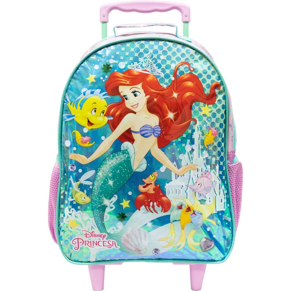 Mochila com Rodas 14 Princesas R1 11081 Artigo Escolar XERYUS IMPORTACAO E