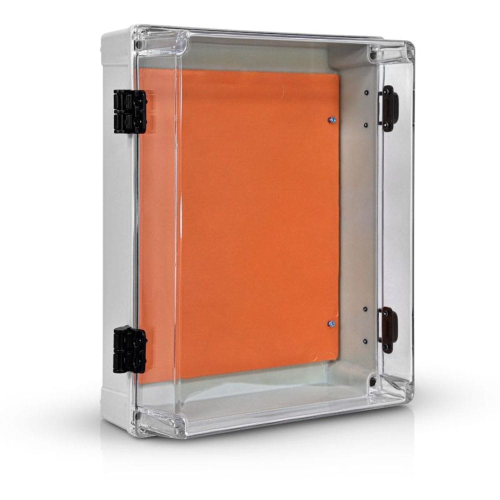 Quadro Plastico 350X260x130mm Cinza/Tr Df - Ip65