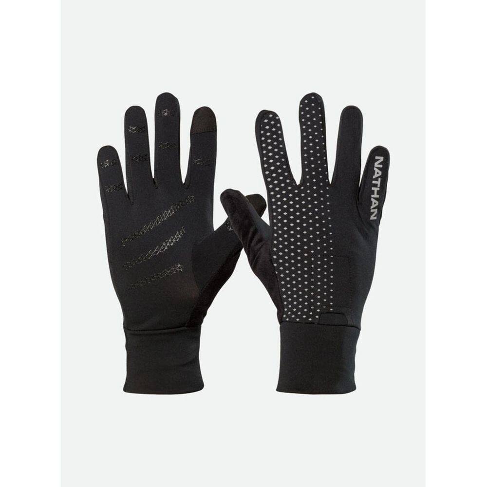 Luva Nathan HyperNight Reflective Preta/Geo Print - Grande