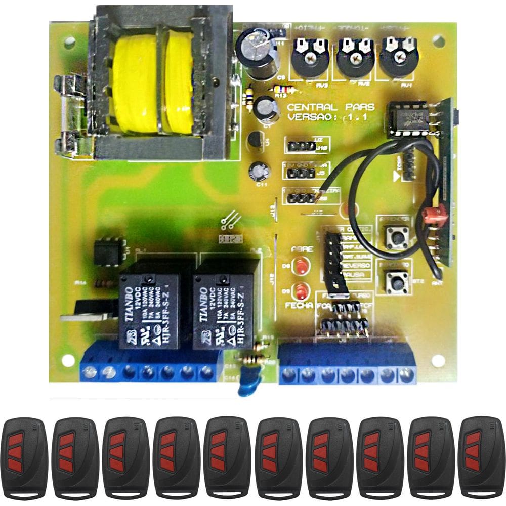 Kit 1 Central De Comando Pars + 10 Ctrls Code Learning 6003