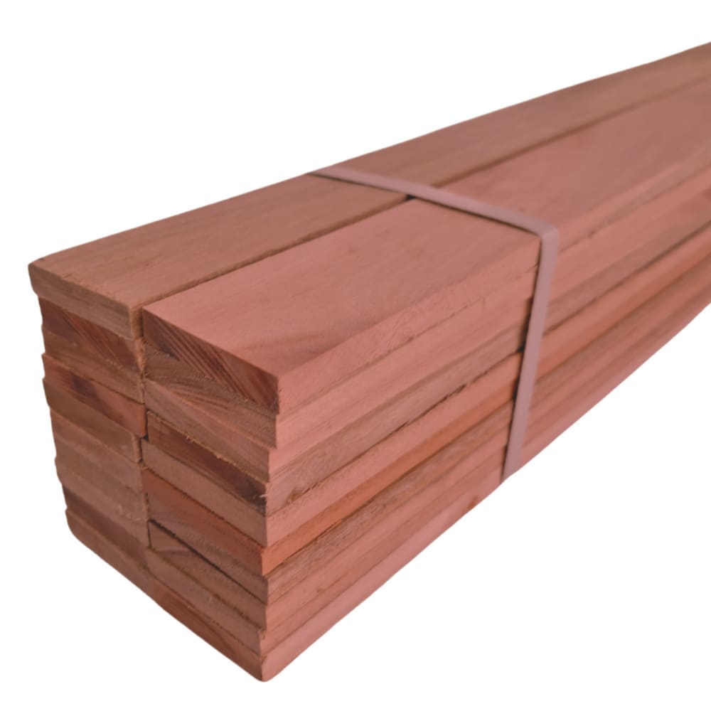 6 Ripas Sarrafos Eucalipto 1x5x30cm Aplainado Artesanato
