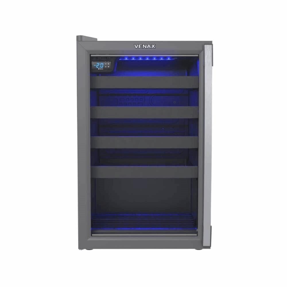 Expositora Champanheira Venax 100L Porta Invertida Grafite 127V 29167