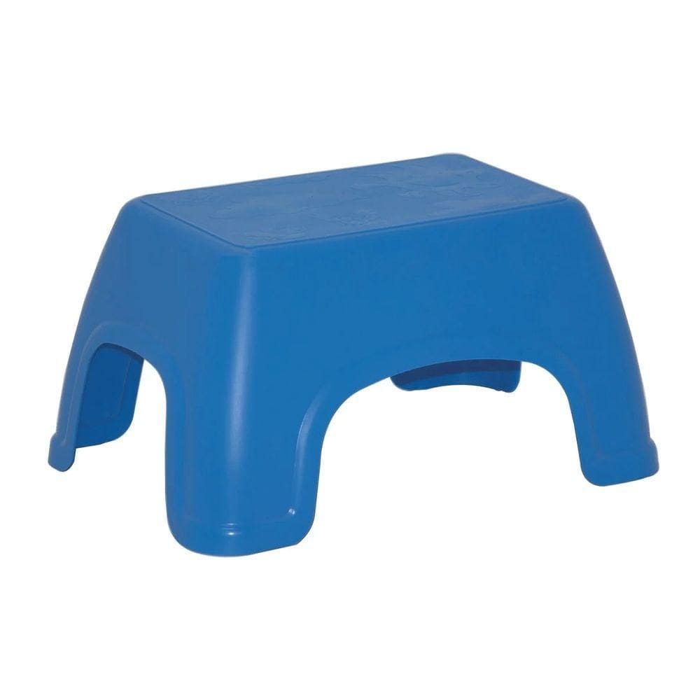 Banco Infantil Tramontina Catty Em Polipropileno Cor:azul