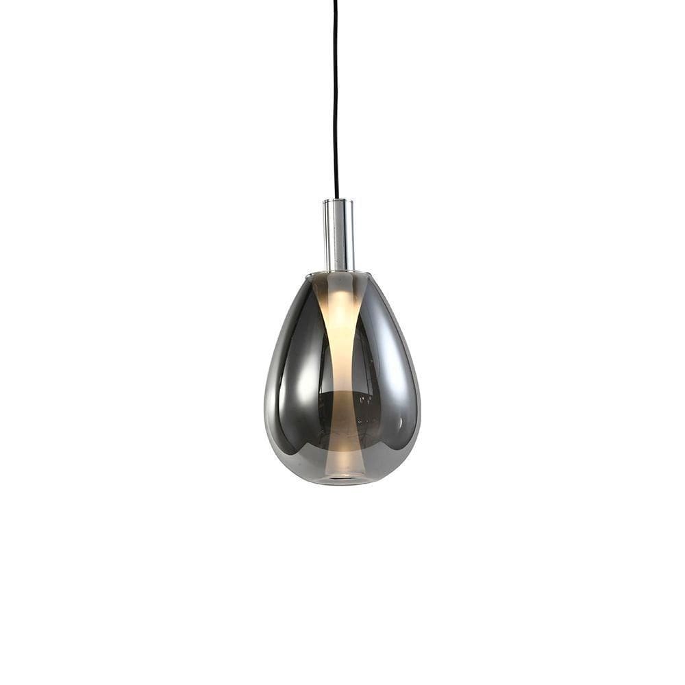 Lustre Pendente Skylight Thunder 4042 P Led Bivolt Cromado-fume