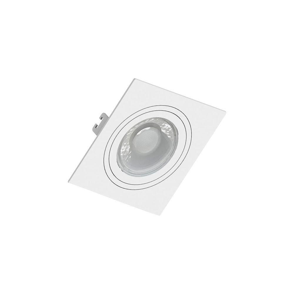 Spot De Embutir Plano Save Energy Mr16 Gu10 Bivolt Branco