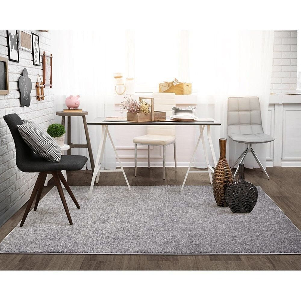 Tapete Tufting Ecletik - 150 X 200 Cm Cinza Claro