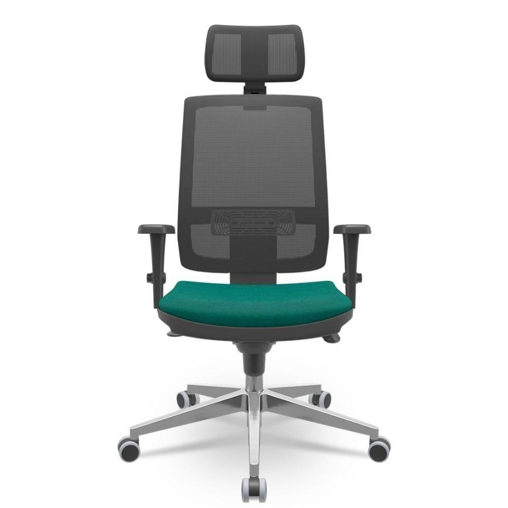 Cadeira Brizza Presidente Tela Verde