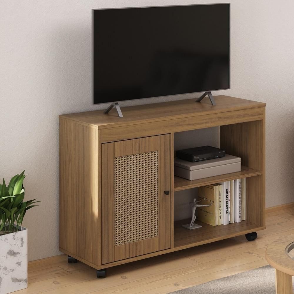 Rack Belize Cor Carvalho - Moderno e Funcional