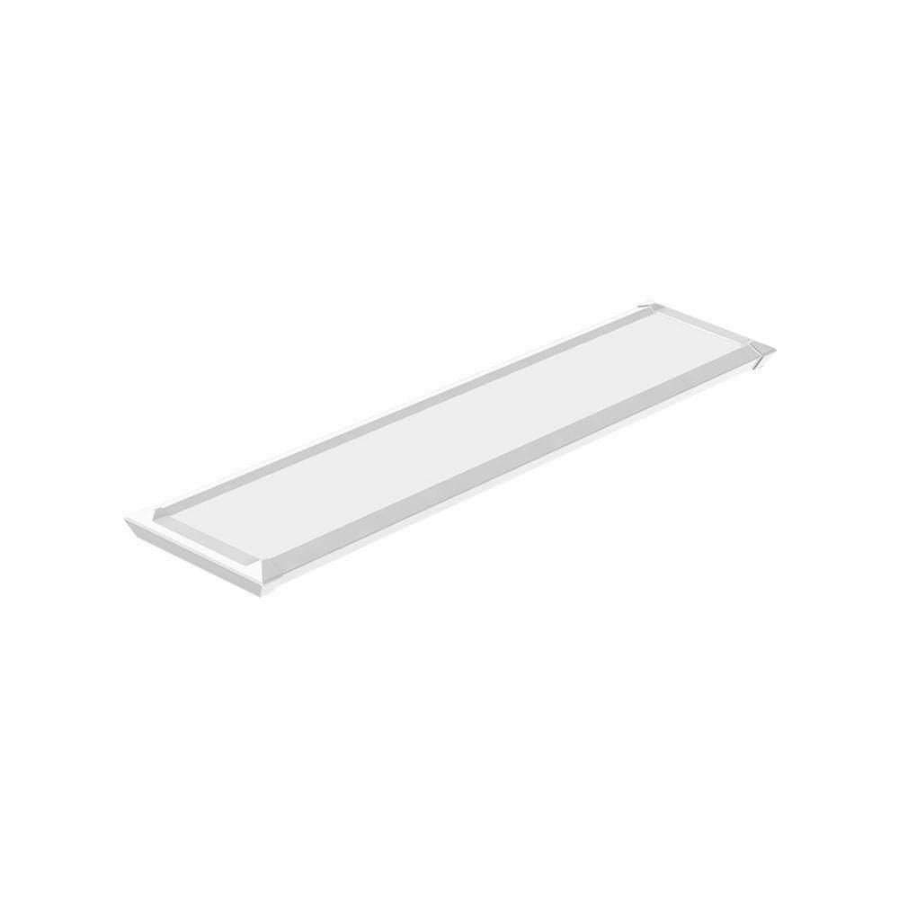 Luminária Led Taschibra Tl Slim 10 De Sobrepor 20w Bivolt 3000k Luz Amarela 04010217-01