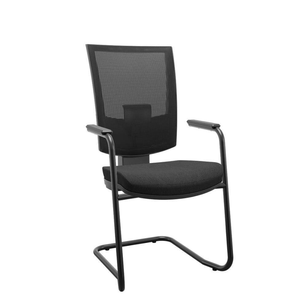Cadeira Flash Aproximação S Preto - Design Sofisticado