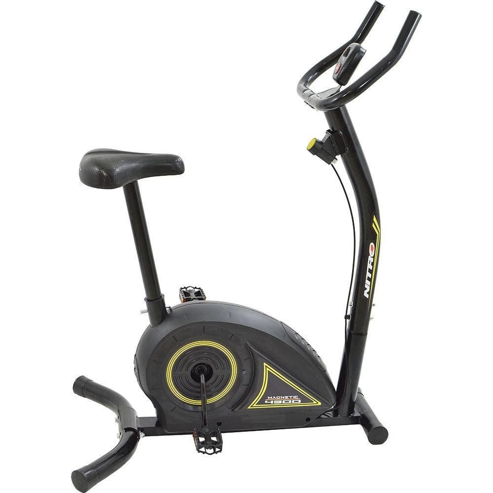 Bicicleta Ergométrica Polimet Nitro 4300 Aço Carbono Bivolt Preto