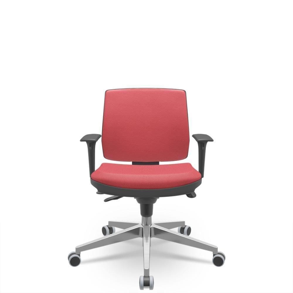 Cadeira Brizza Soft Executiva Vinil Vermelho