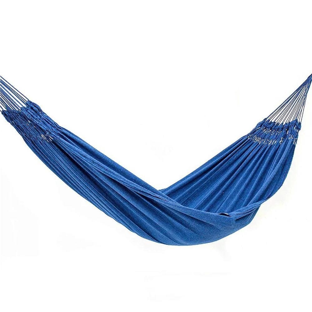 Rede De Dormir Jeans Life Azul Com Preto - Basic