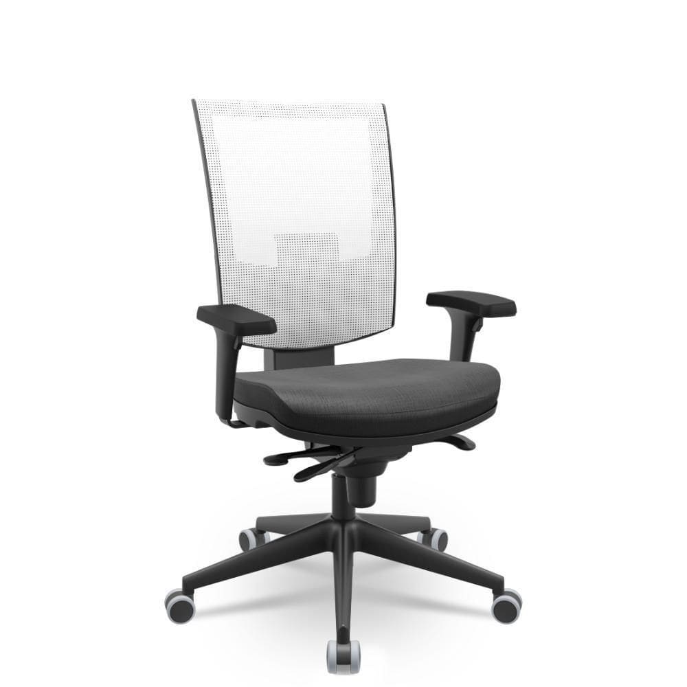 Cadeira Flash Presidente Branco E Grafite