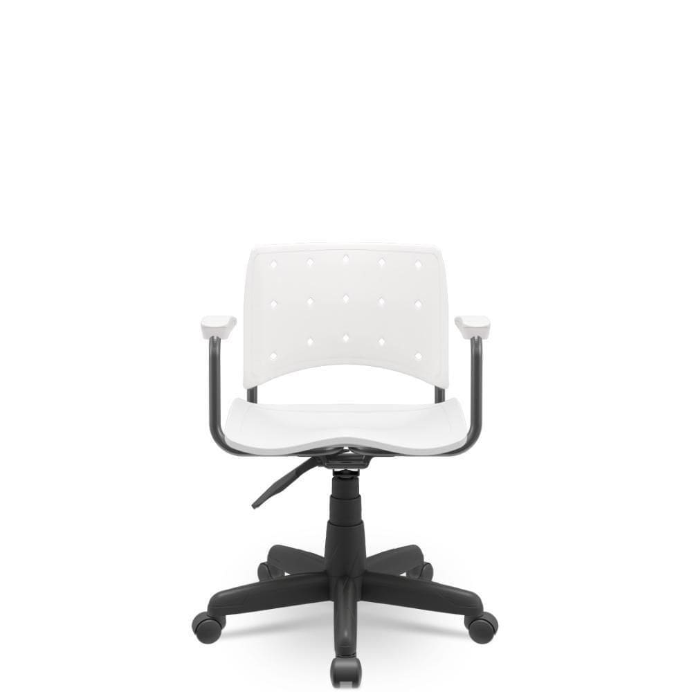 Cadeira Ergoplax Secretária Branca - Ideal para Escritório