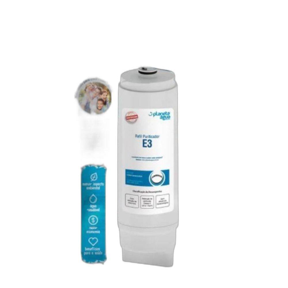 Refil Filtro E3 Cod. 1100 Purificador Água Ibbl Planeta Água