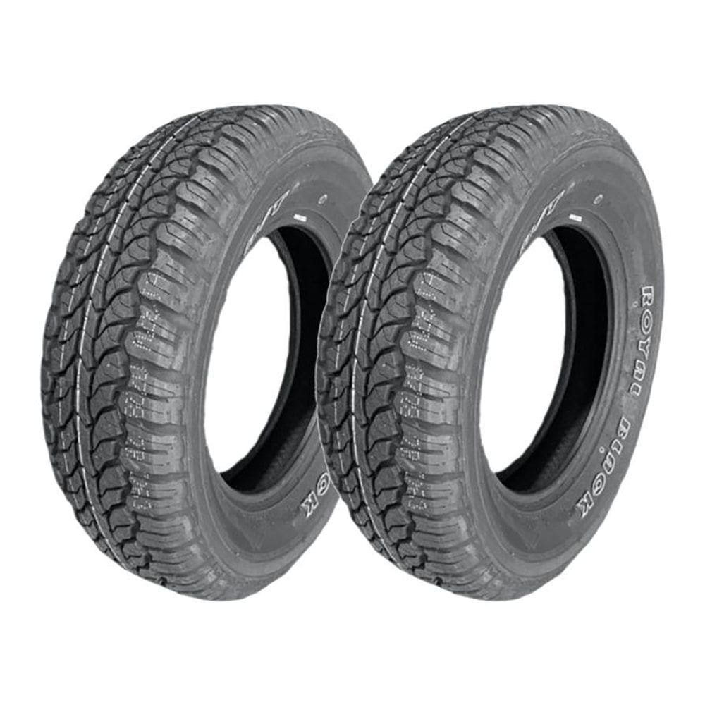 Kit 2 Pneus Royal Black Aro 16 225/70R16 Royal AT Letras Brancas 101T