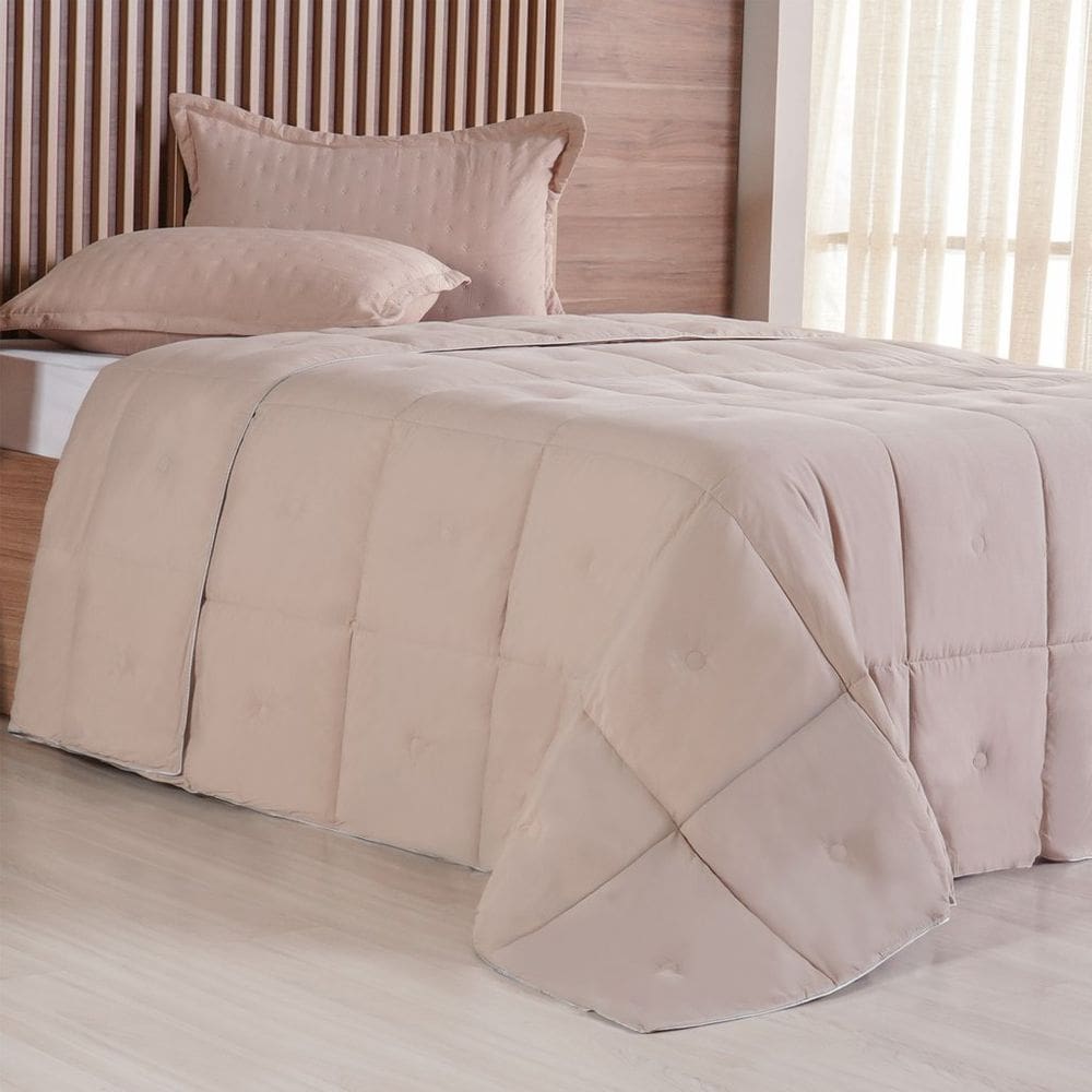 Edredom Queen Toque de Plumas 260 Fios New 220x240cm