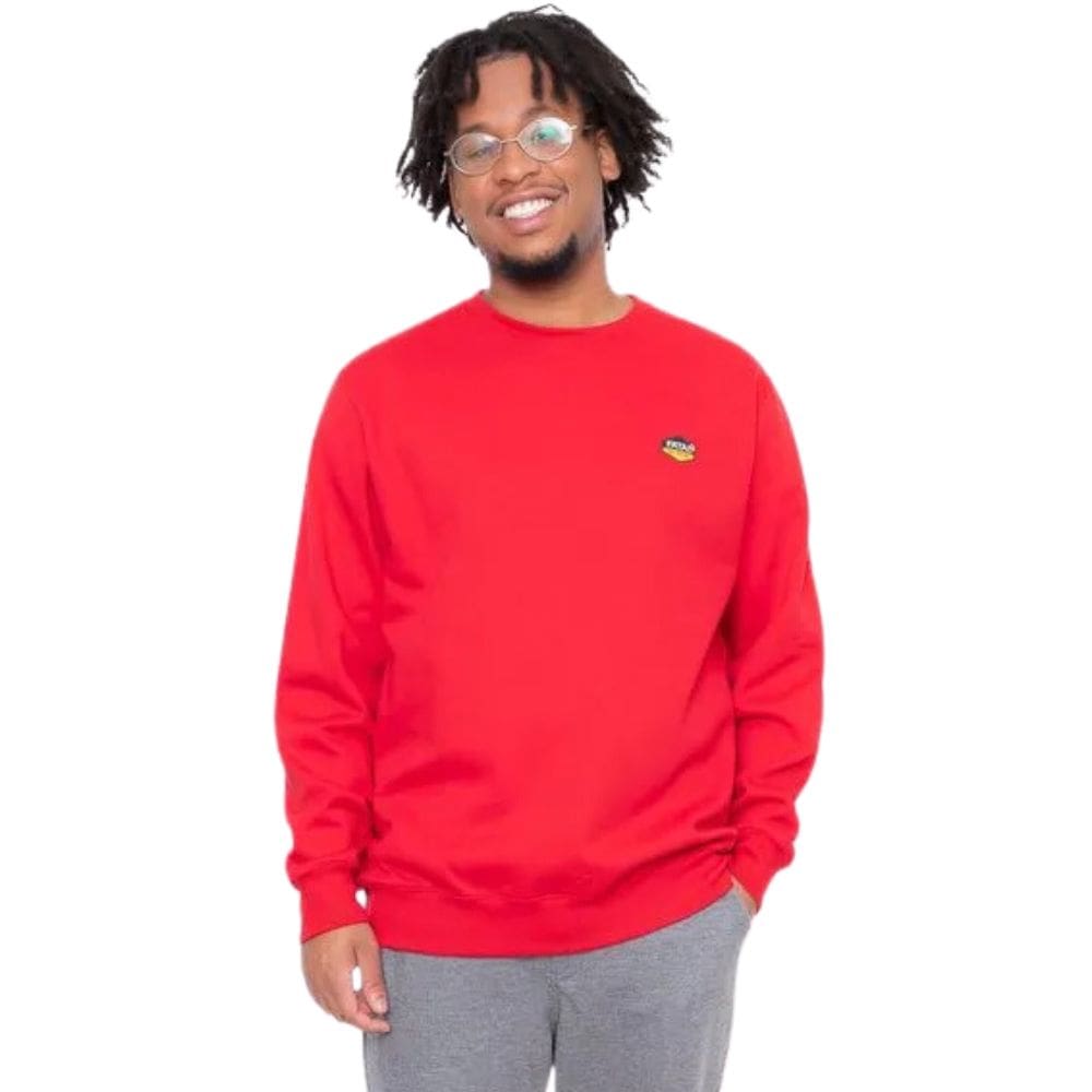 Moletom Masculino Fatal Trend Gola Careca Vermelho 28361