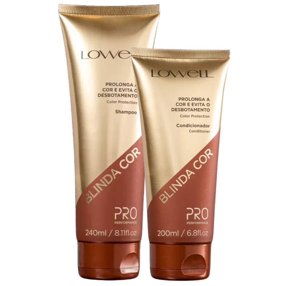 Kit Lowell Blinda Cor Shampoo 240ml + Condicionador 200ml