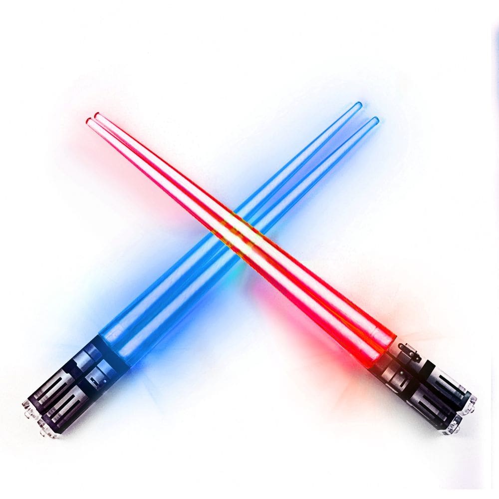 Pauzinhos ChopSabers Lightsabre Star Wars Light Up 2 pares