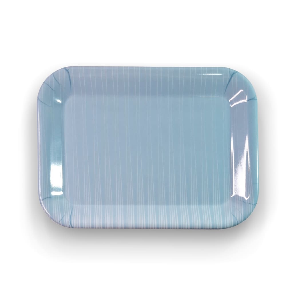 Travessa Retangular Linha Psicodélica Azul 25,5Cm - Ad