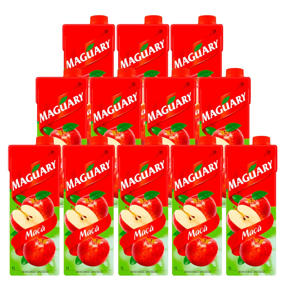Suco Maguary Néctar de Maçã 1l 12 Unidades