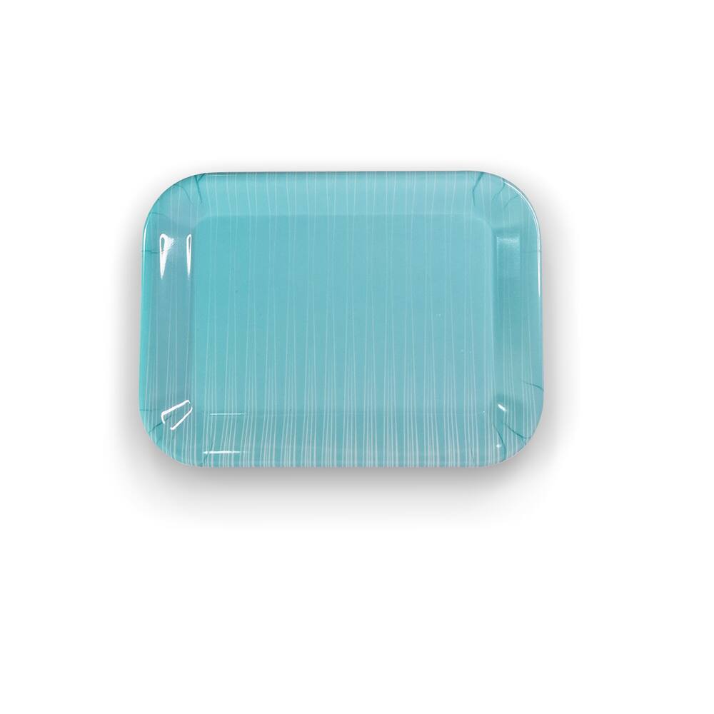 Travessa Retangular Linha Psicodélica Tiffany 20,5Cm - Ad