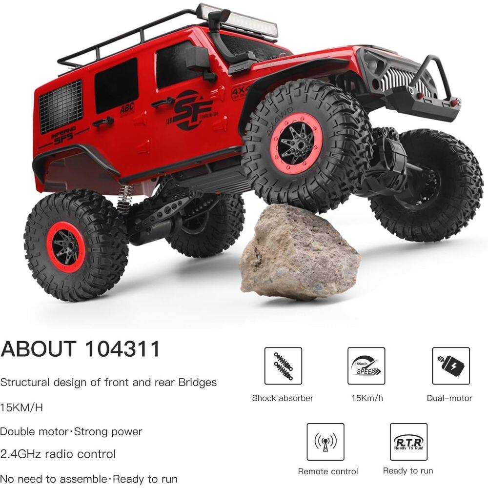 Automodelo WL Toys 1/10 Jeep Inferno | Extra