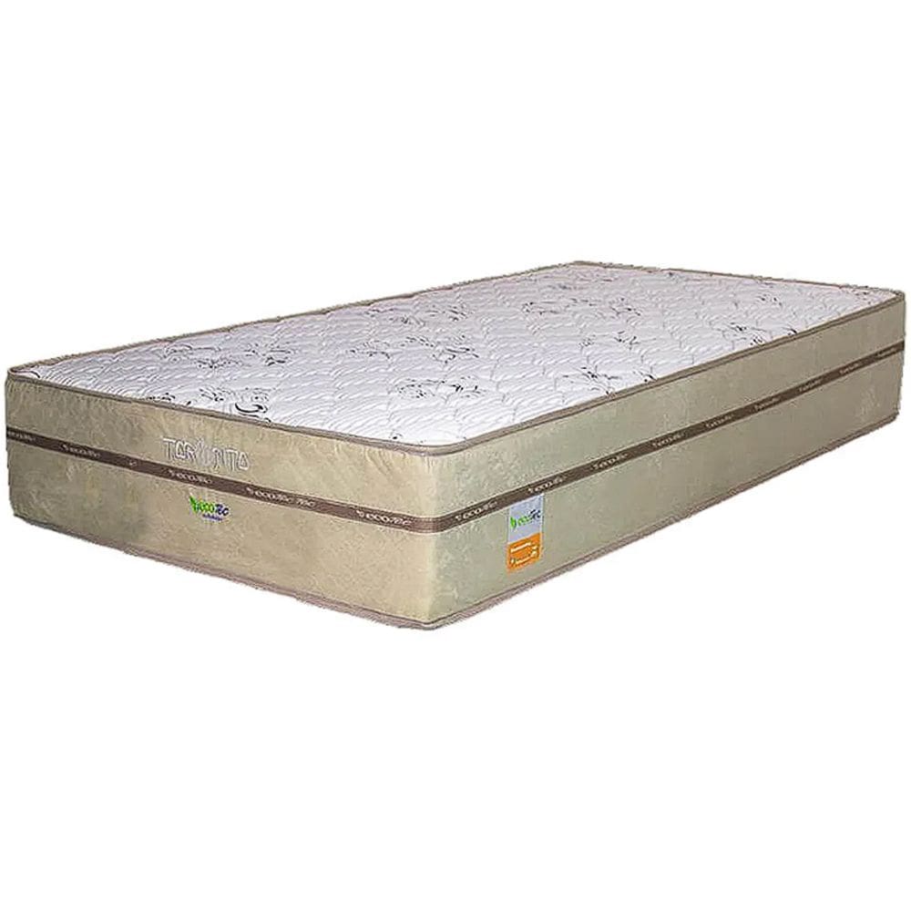 Colchão Toronto Ecotec Solteirão Molas Ensacadas 30x188x108 Cor Bege